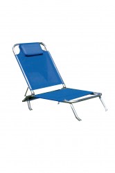 Καρέκλα Παραλίας Αλουμίνιο Μπλέ Χρώμα 112x47x19/71 Υ Papillon 55182