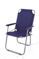 Καρέκλα Παραλίας Μεταλλική Μπλέ Χρώμα 65x55x44 / 90 Υ Papillon 55571