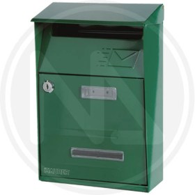 Γραμματοκιβώτιο Μεταλλικό Εξωτερικού Χώρου Πράσινο 210x325x85mm 93943 Maurer 