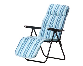 Καρέκλα Παραλίας Αλουμίνιο Μπλέ Χρώμα 76x59x43 / 110 εκ Papillon 96550